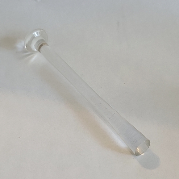 5 Hand Blown Glass Bar Liquor Drink Swizzle Stir Stick Rods - Picture 2 of 6